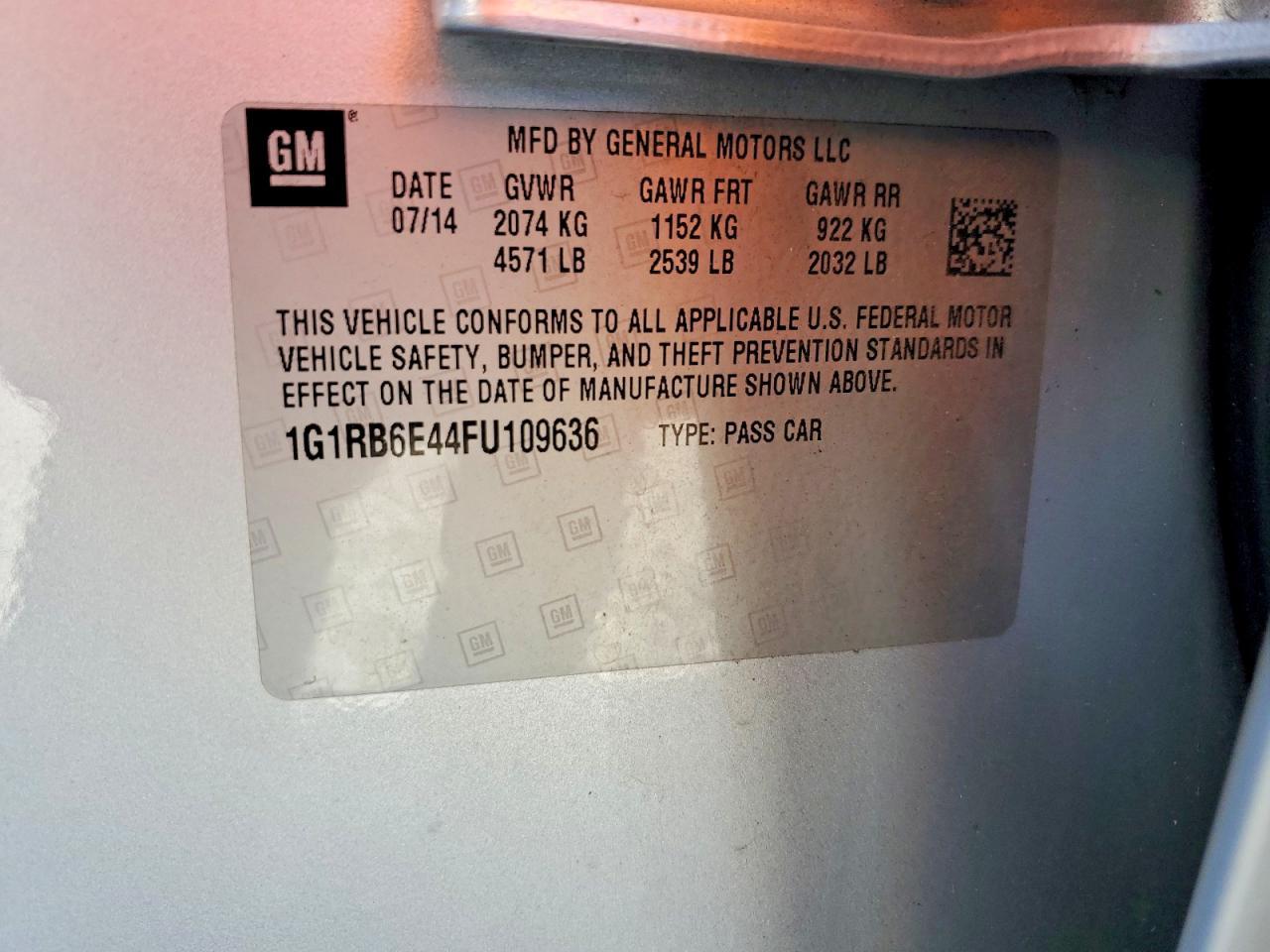 2015 Chevrolet Volt - zdjęcie 12