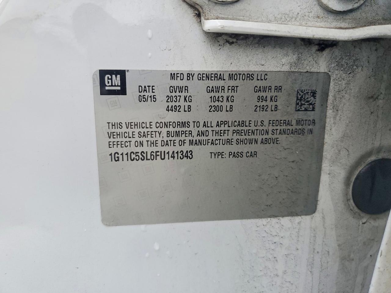 2015 Chevrolet Malibu 1Lt - zdjęcie 13