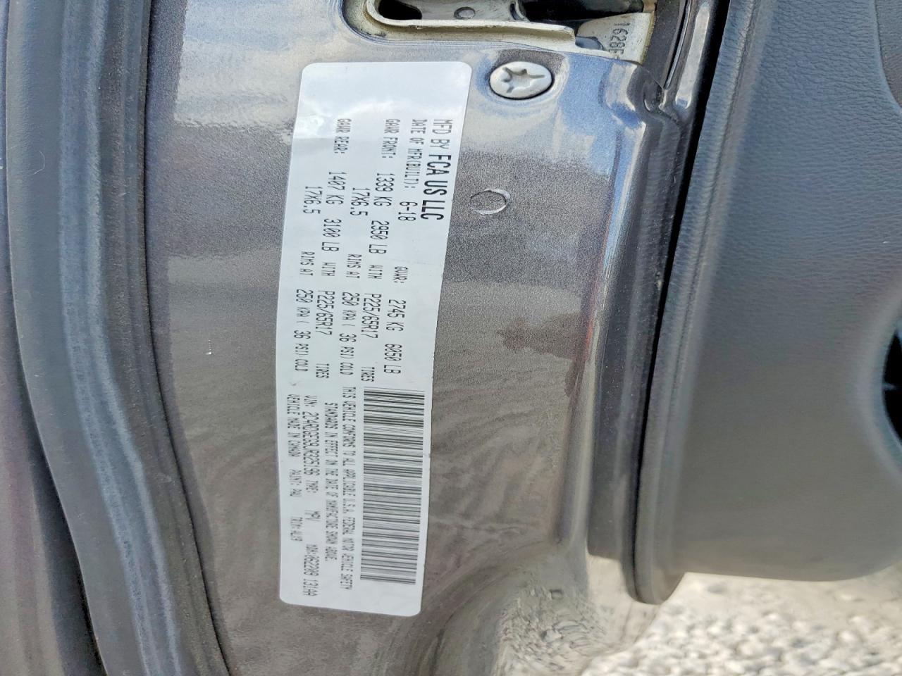 2018 Dodge Grand Caravan Gt - zdjęcie 14