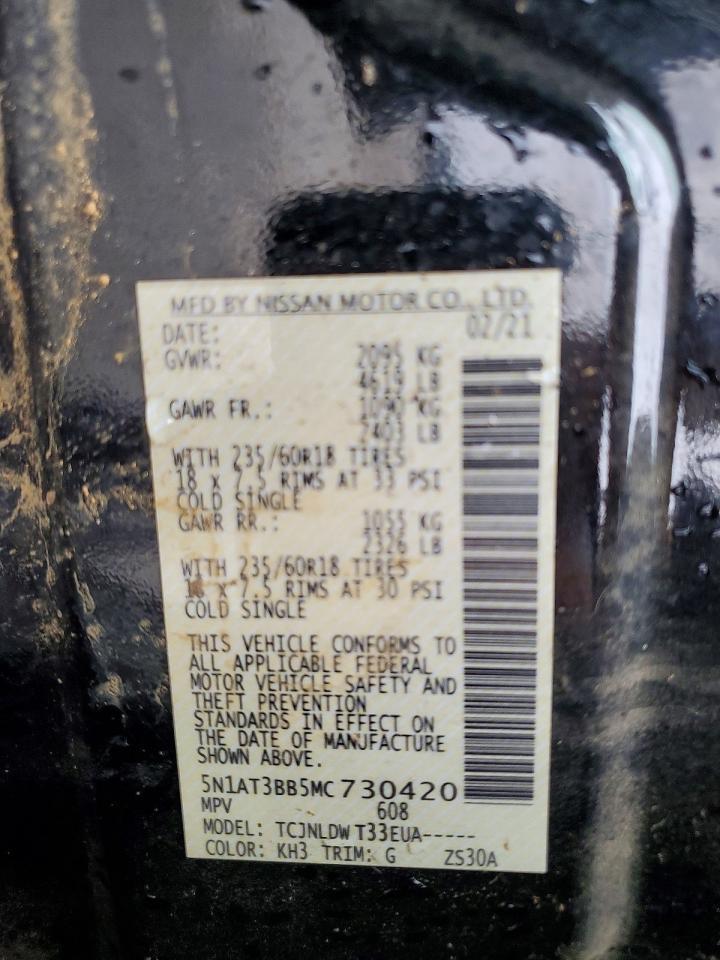 2021 Nissan Rogue Sv - zdjęcie 14