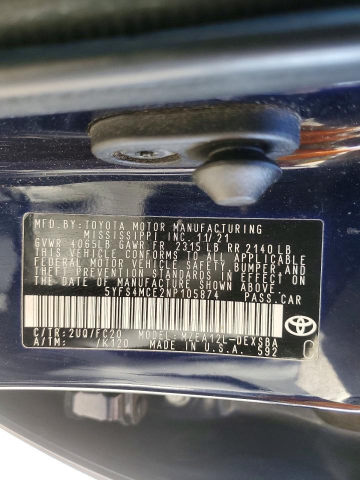 2022 Toyota Corolla Se - zdjęcie 13