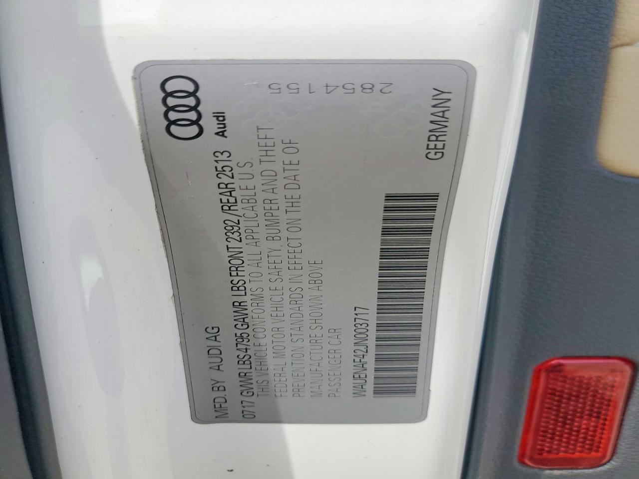 2018 Audi A4 Premium Plus - zdjęcie 12