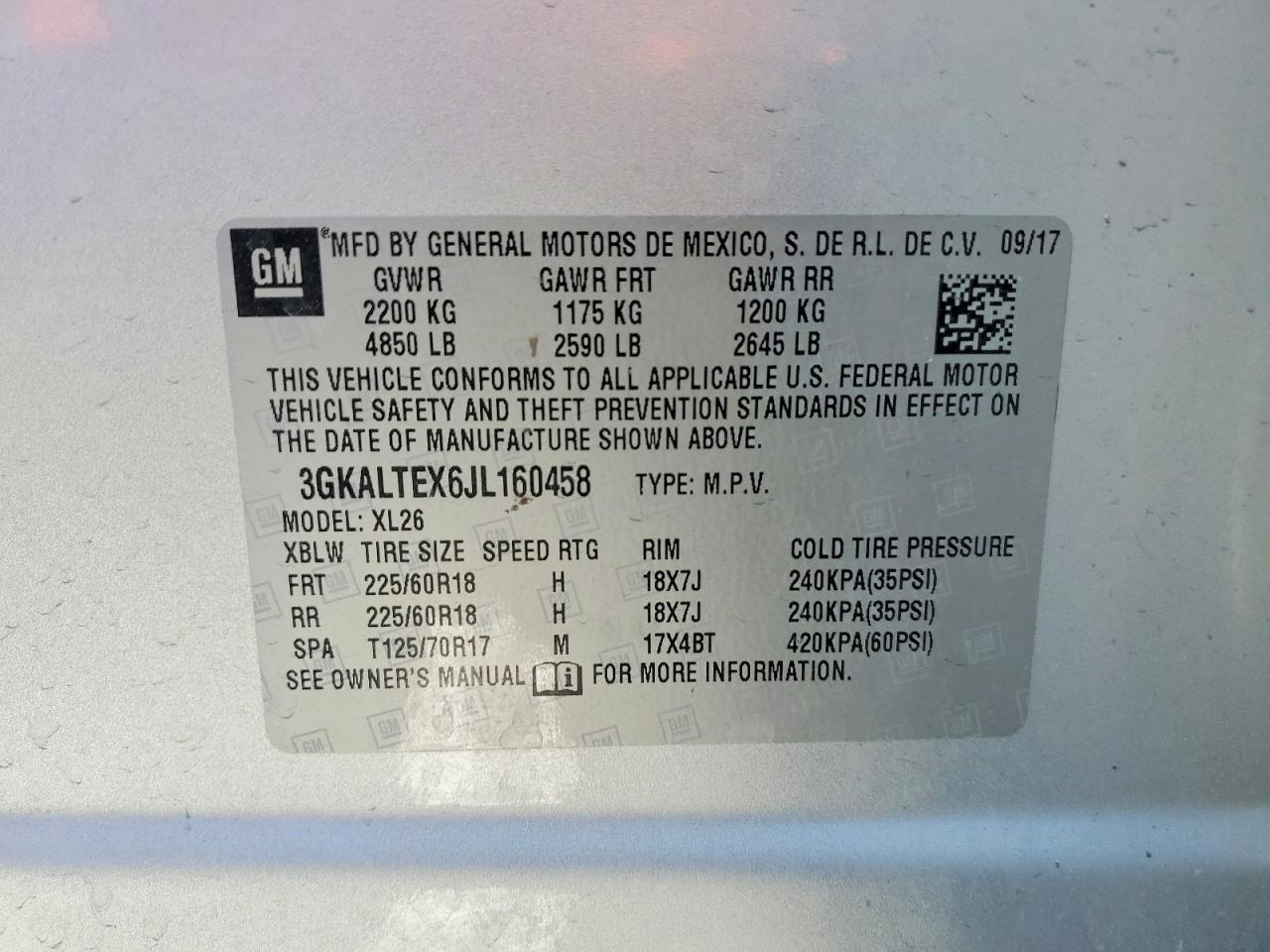 2018 GMC Terrain Sle - zdjęcie 13