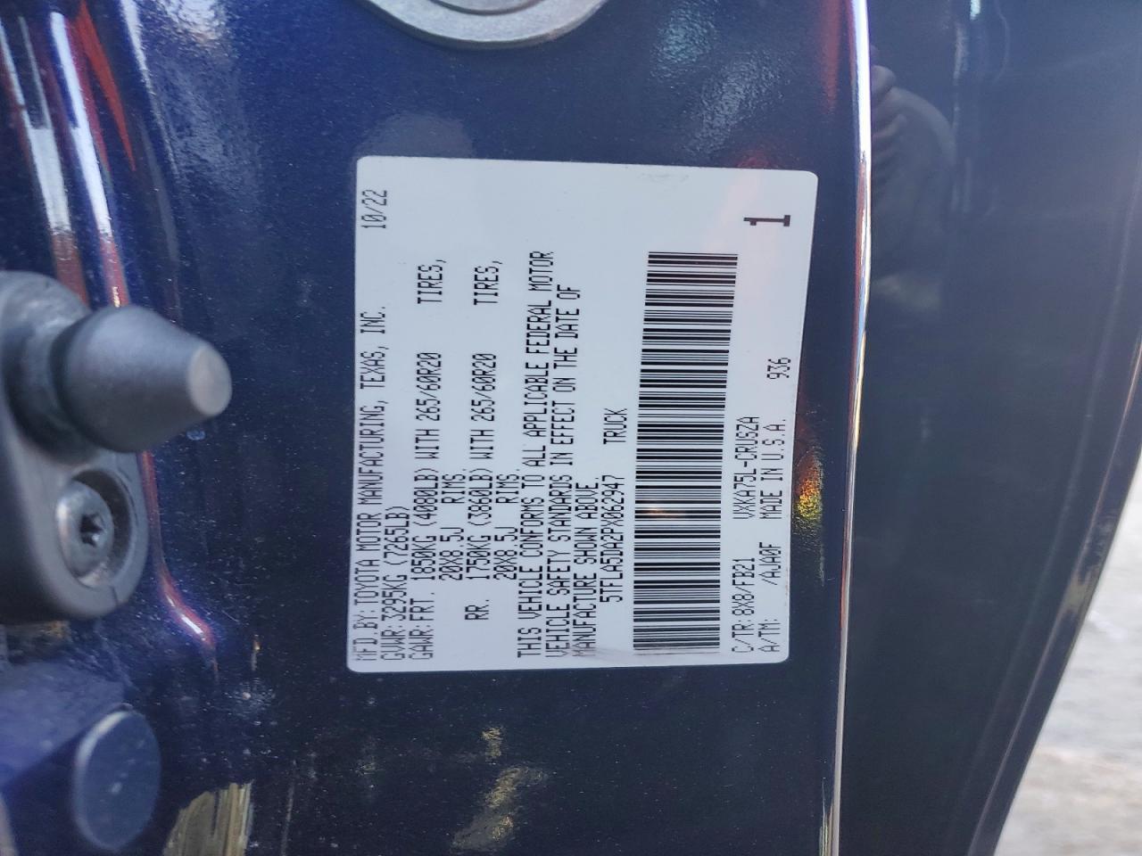 2023 Toyota Tundra Double Cab Sr - zdjęcie 12