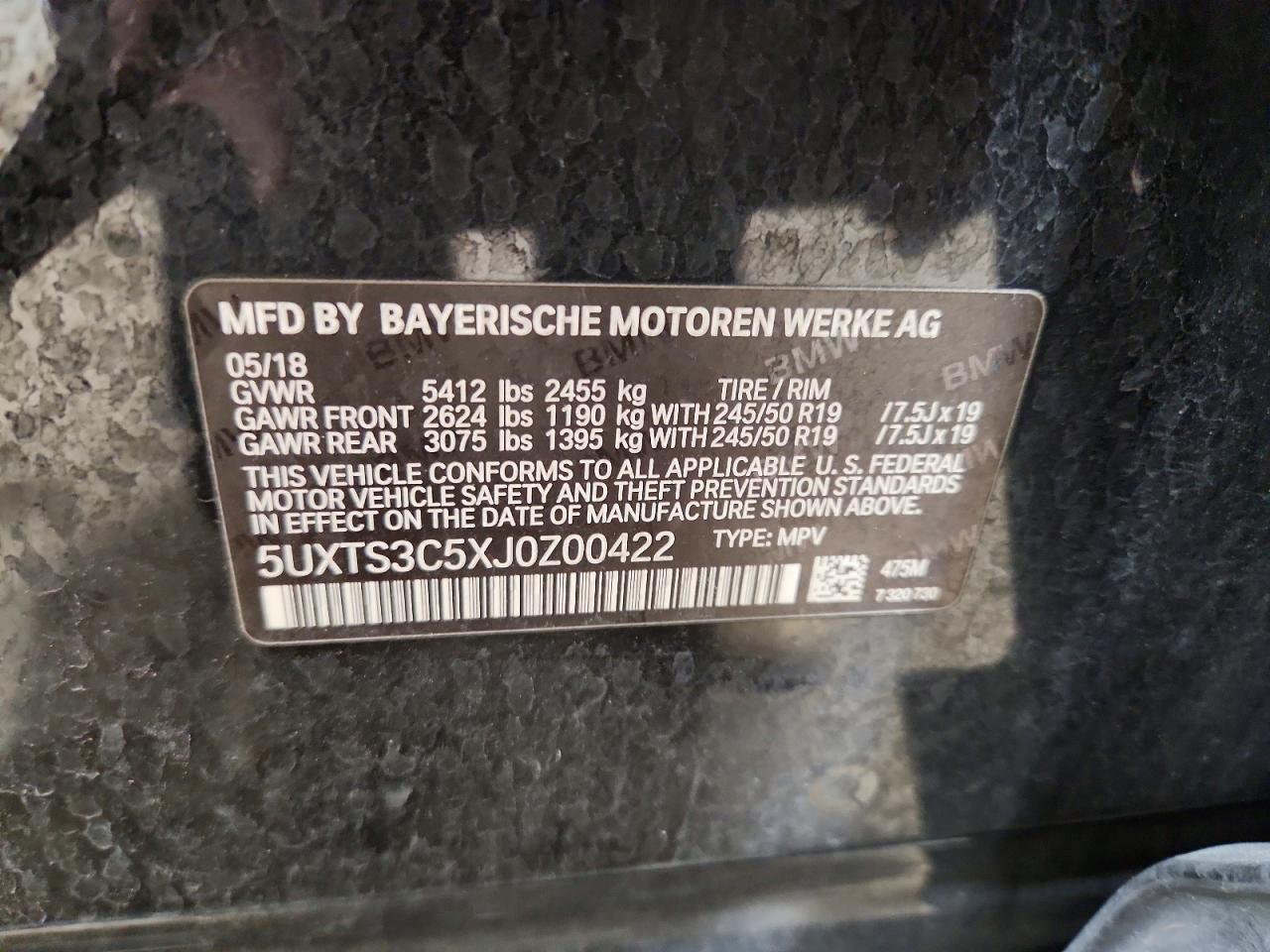 2018 BMW X3 xDrivem40I - zdjęcie 13