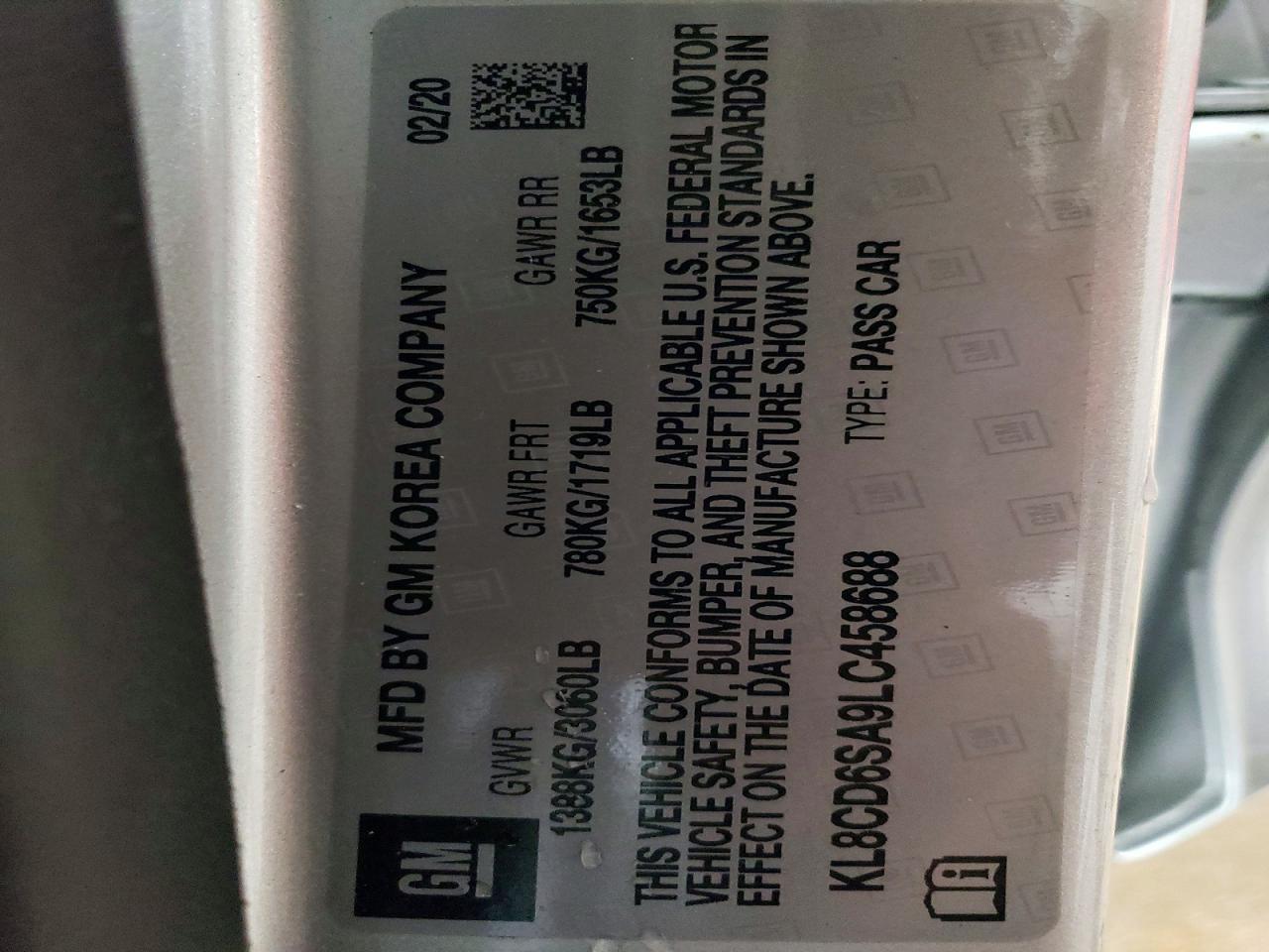 2020 Chevrolet Spark 1Lt - zdjęcie 12