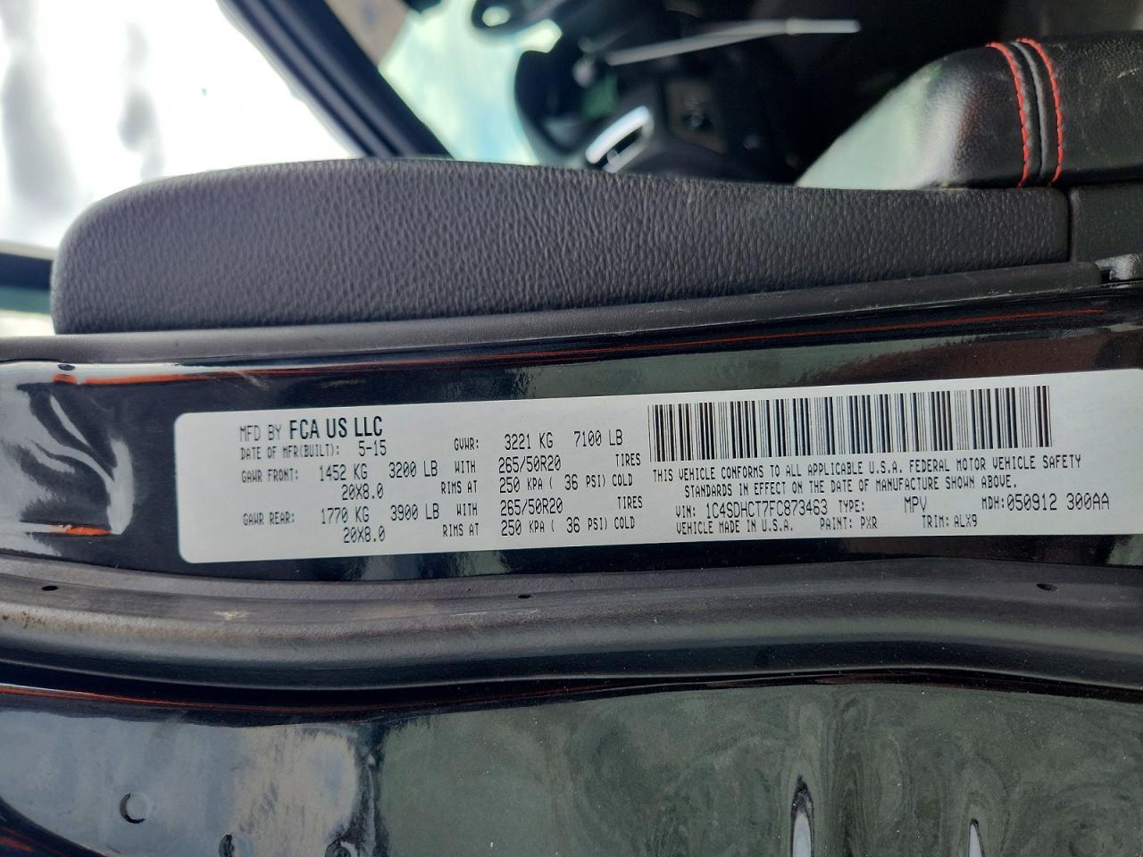 2015 Dodge Durango R/T - zdjęcie 13