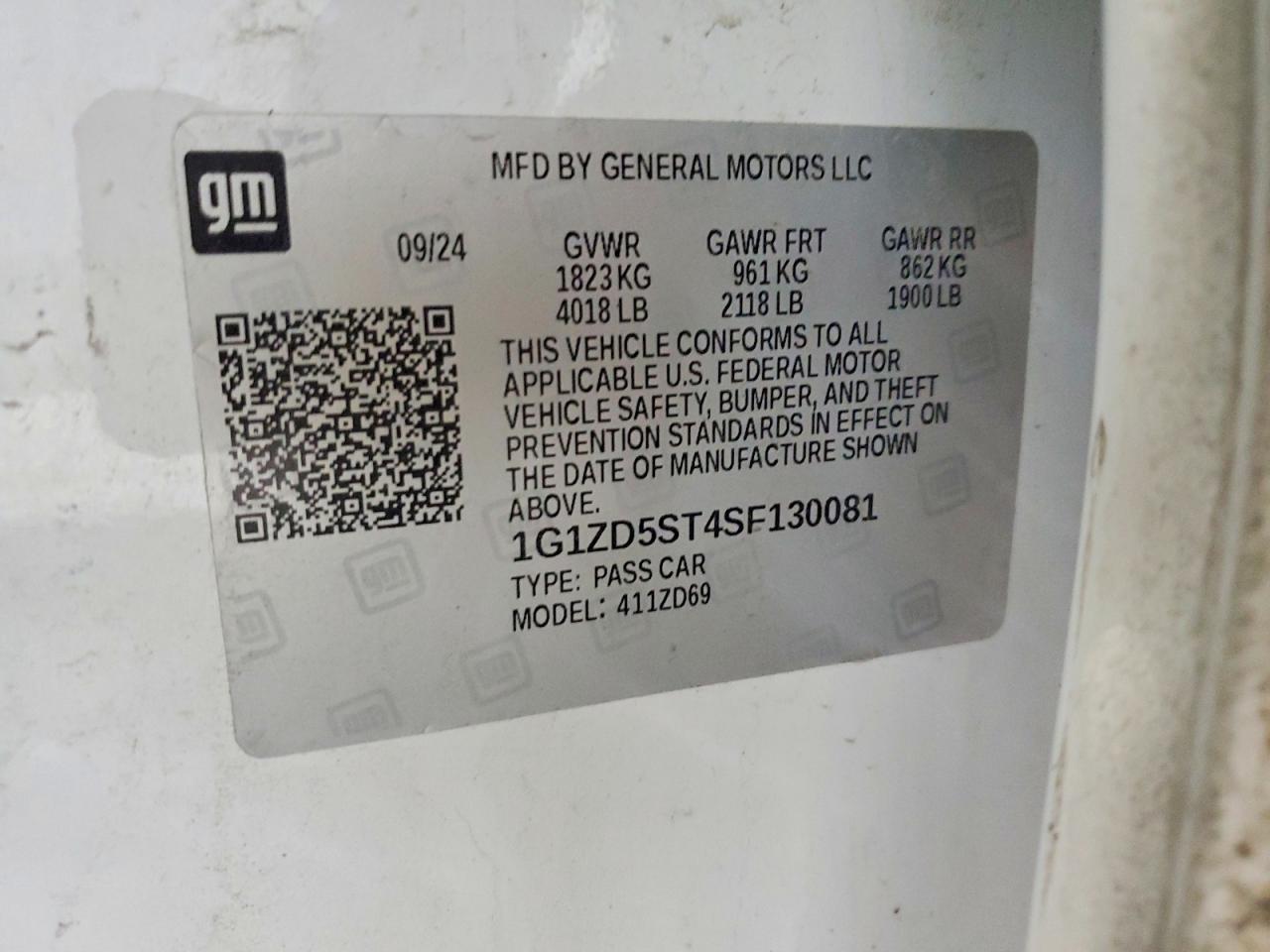 2025 Chevrolet Malibu Lt - zdjęcie 12