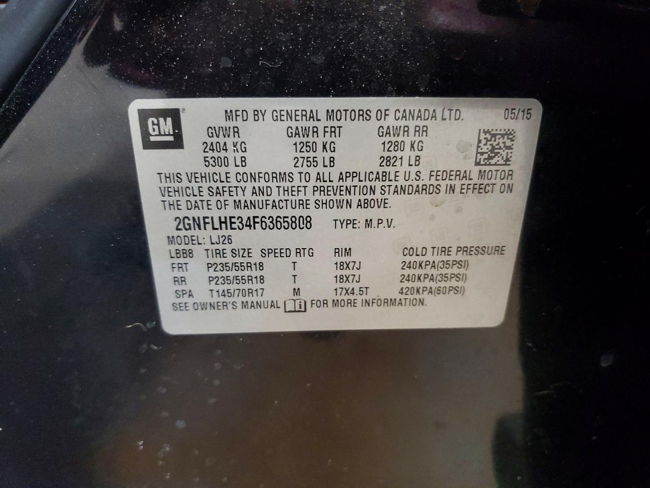 2015 Chevrolet Equinox Ltz - zdjęcie 14