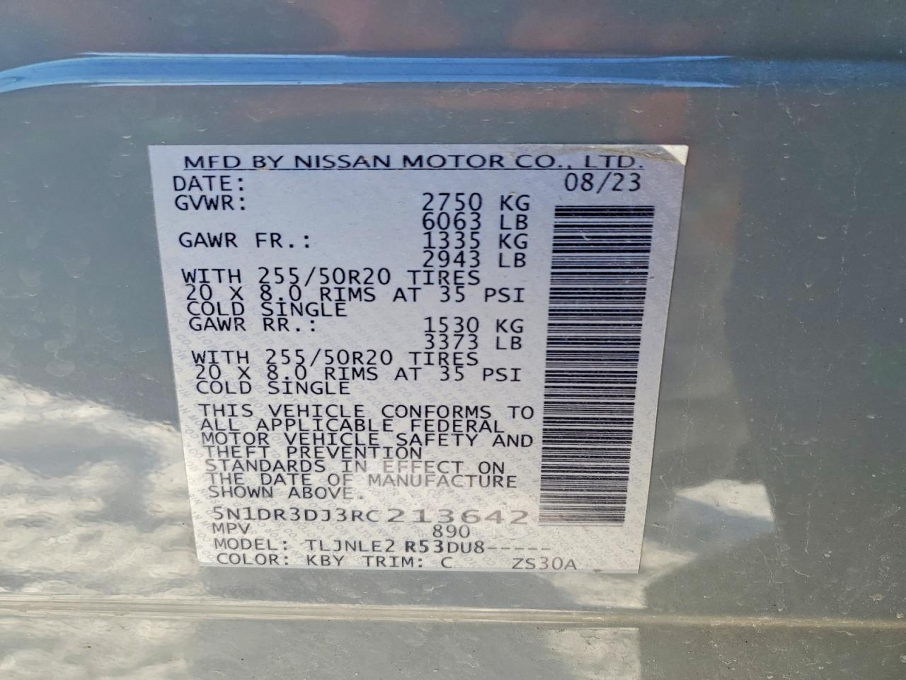 2024 Nissan Pathfinder Platinum - zdjęcie 13