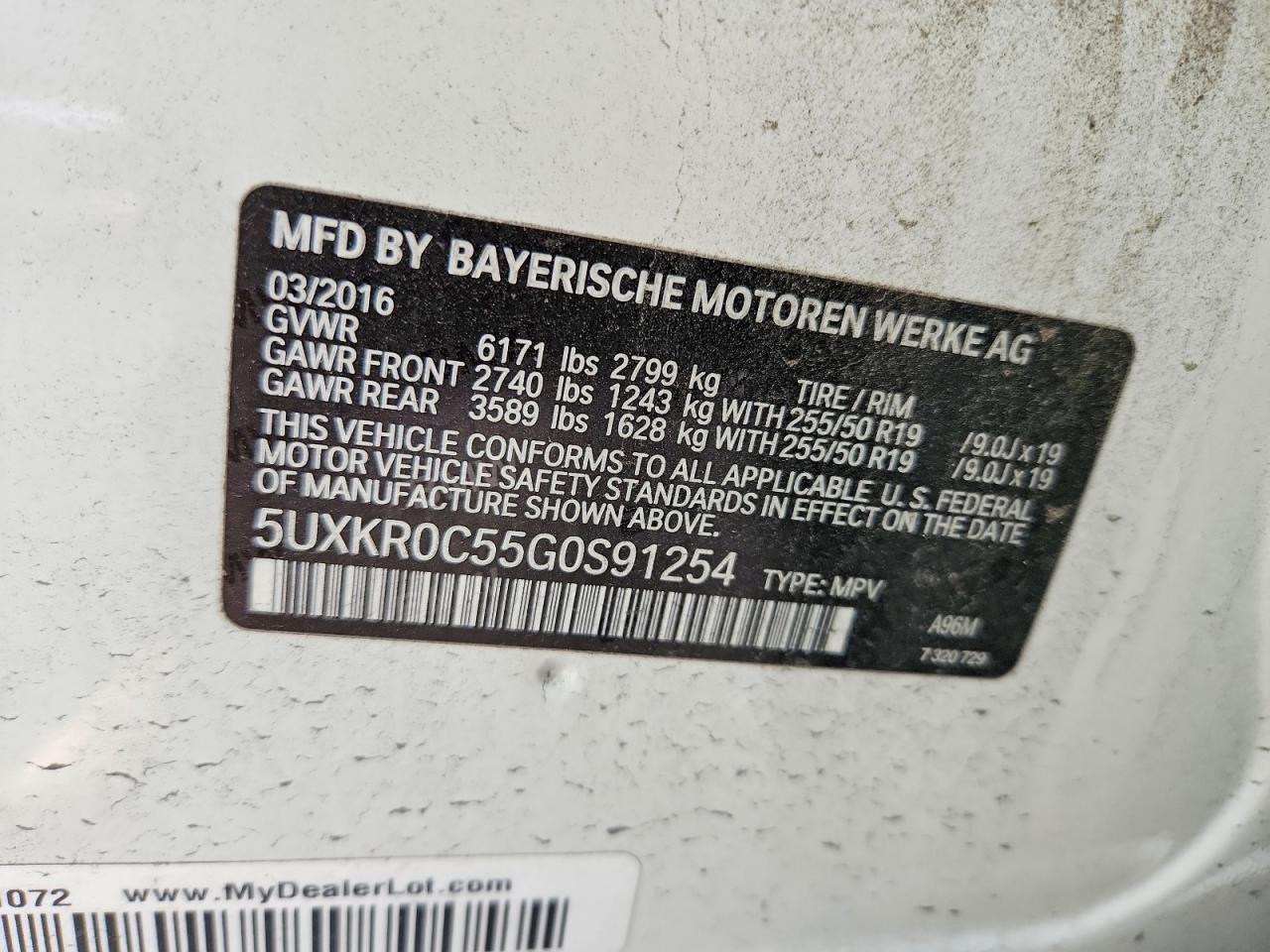 2016 BMW X5 xDrive35I Luxury - zdjęcie 13