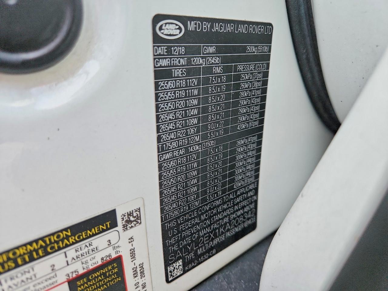 2019 Land Rover Range Rover Velar R-Dynamic Se - zdjęcie 13