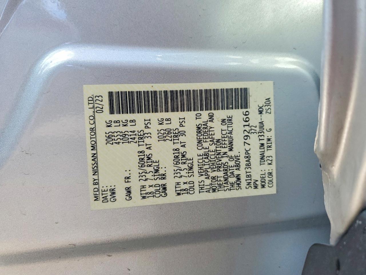 2023 Nissan Rogue Sv - zdjęcie 13