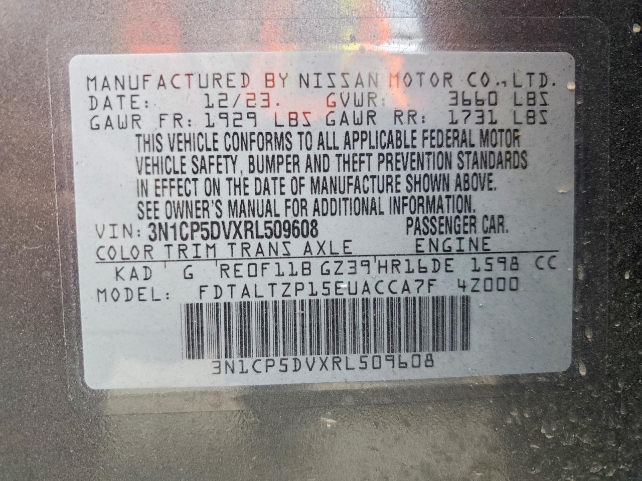 2024 Nissan Kicks Sr - zdjęcie 13