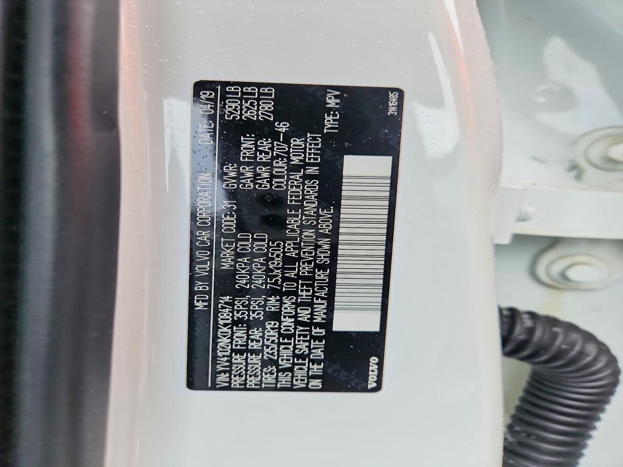 2019 Volvo V90 Cross Country T5 Momentum - zdjęcie 12