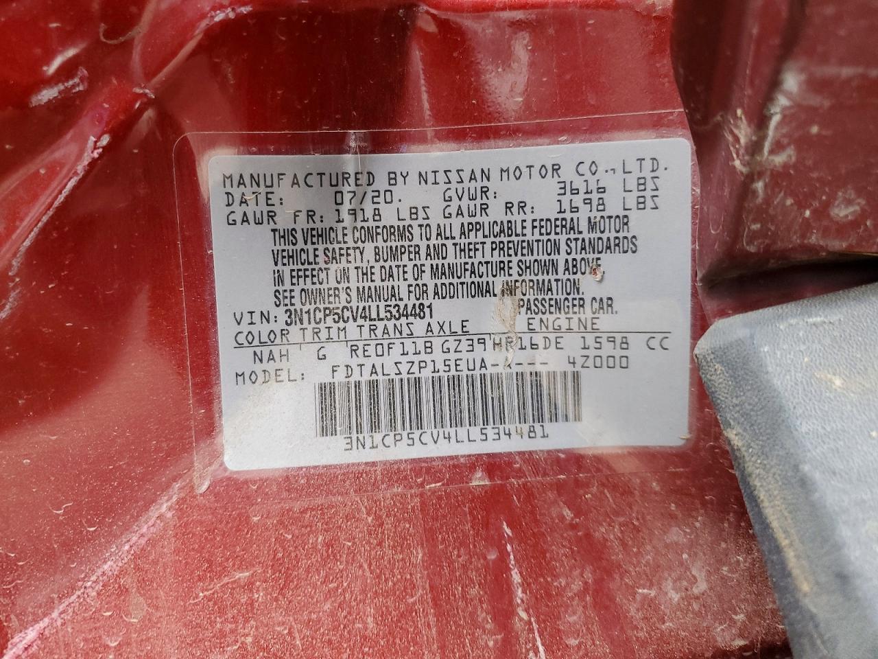 2020 Nissan Kicks Sv - zdjęcie 12