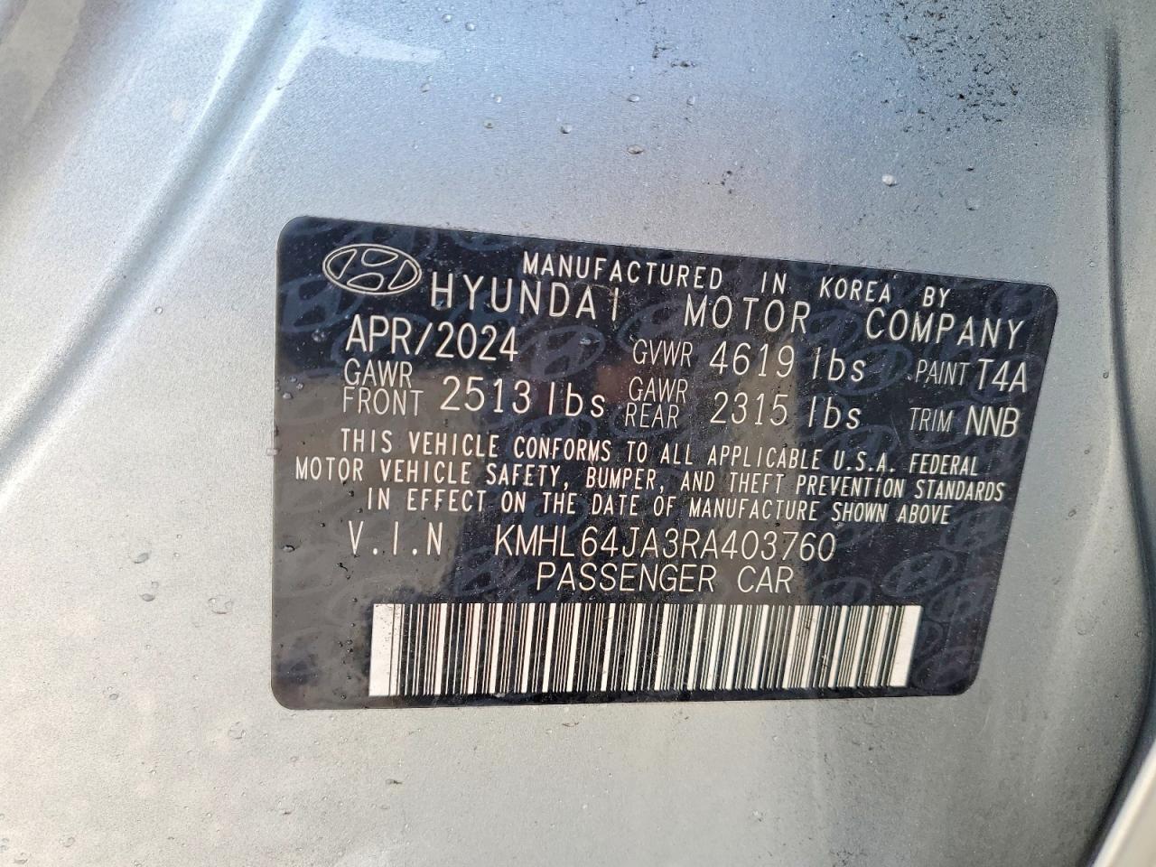 2024 Hyundai Sonata Sel - zdjęcie 12