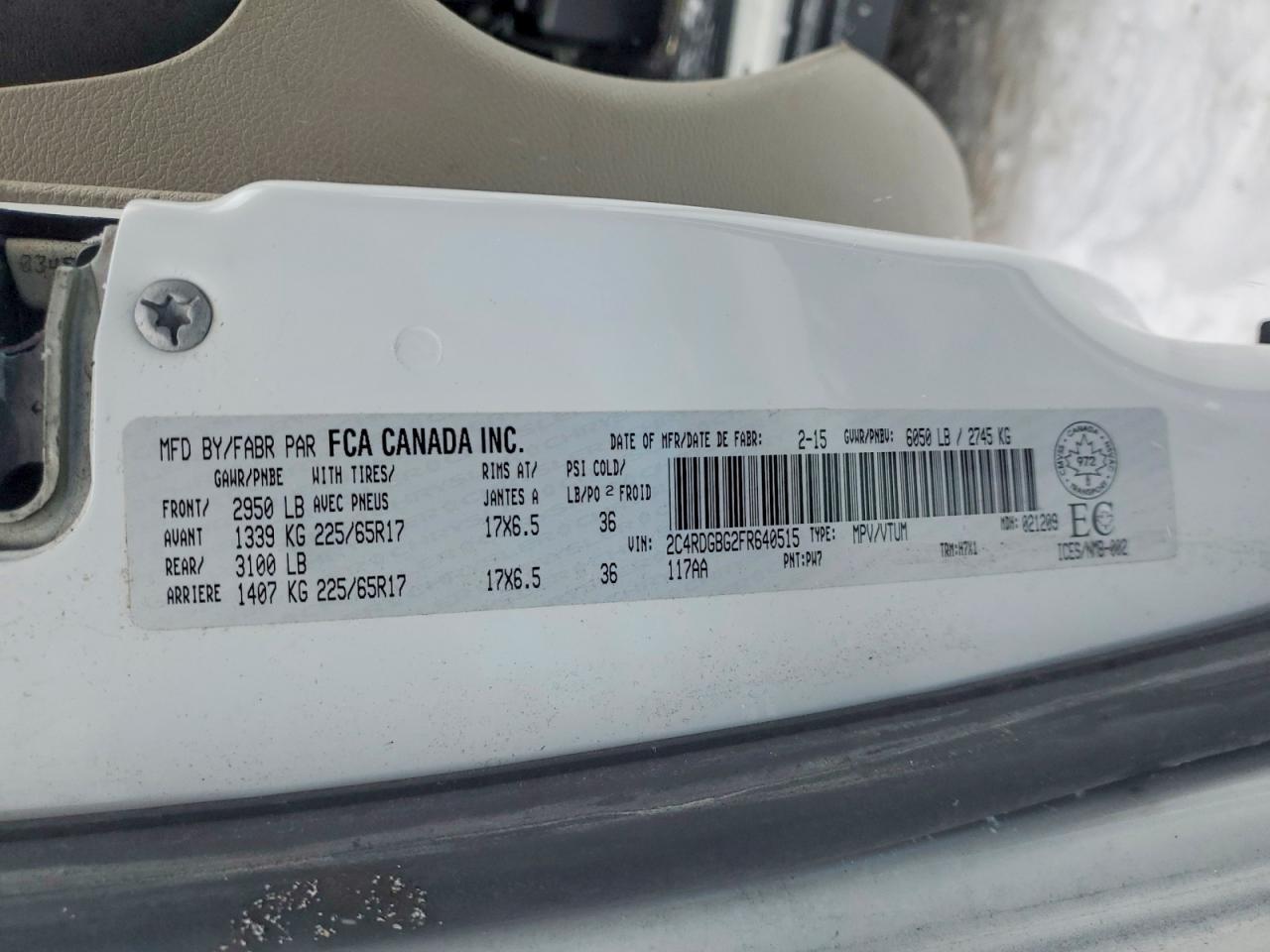 2015 Dodge Grand Caravan Se - zdjęcie 13