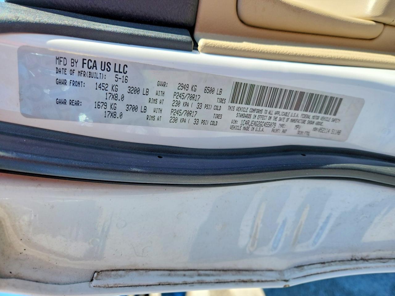 2016 Jeep Grand Cherokee Laredo - zdjęcie 13