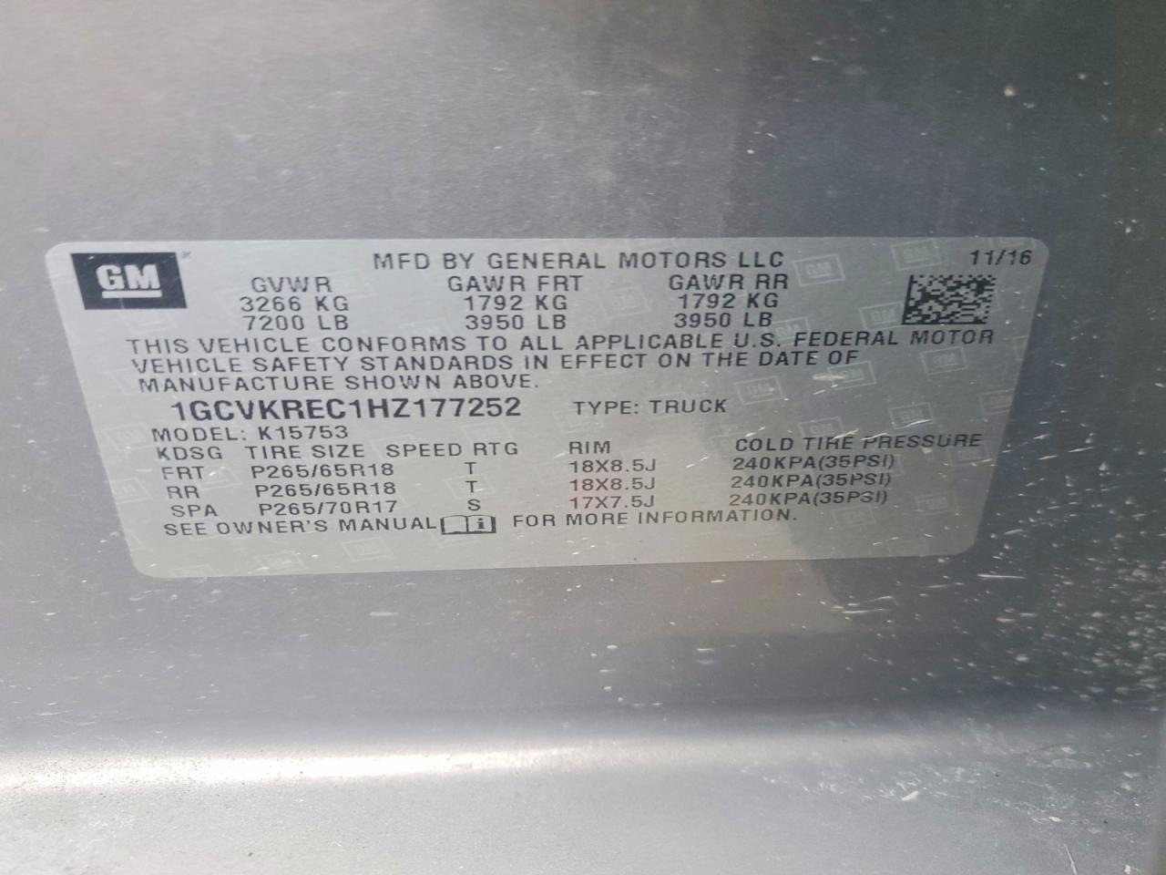 2017 Chevrolet Silverado K1500 Lt - zdjęcie 12