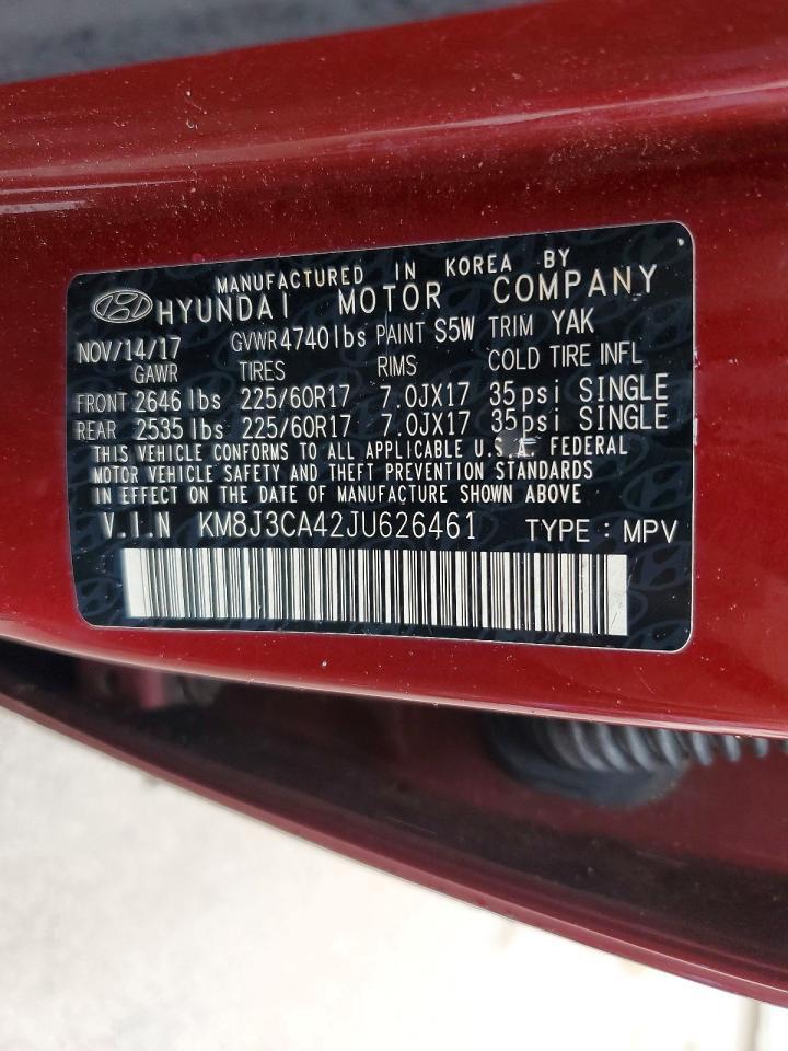 2018 Hyundai Tucson Sel - zdjęcie 13