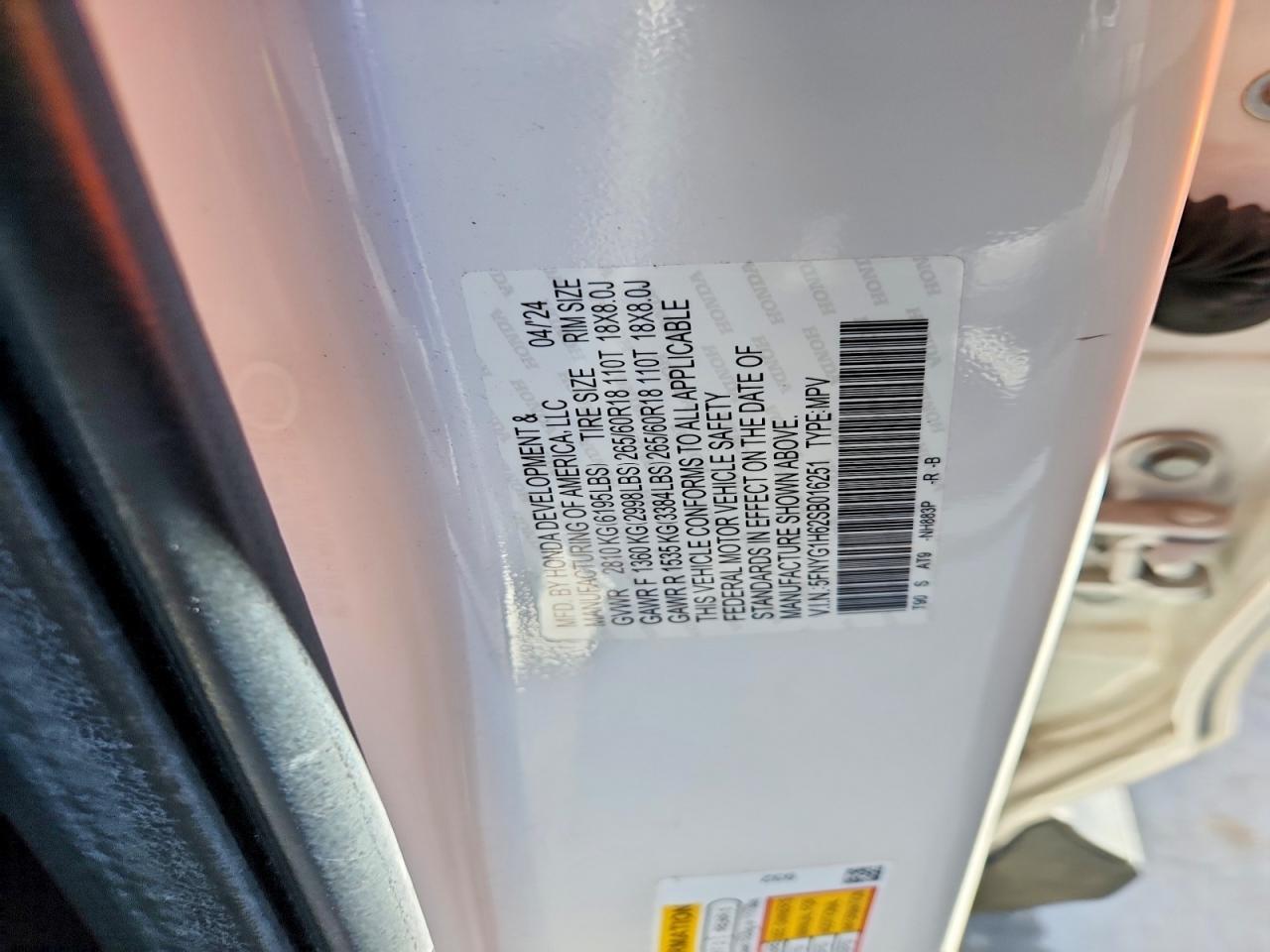 2025 Honda Pilot Trailsport - zdjęcie 13