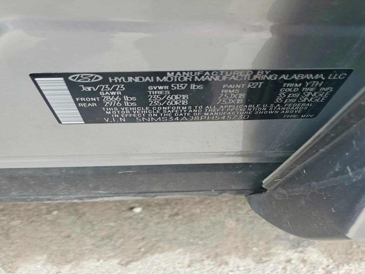 2023 Hyundai Santa Fe - zdjęcie 13