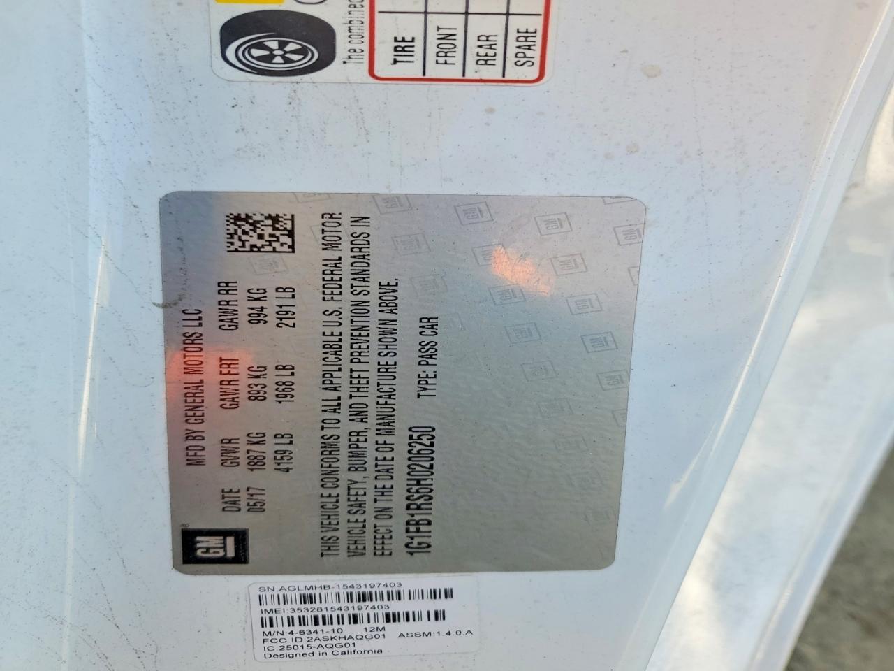 2017 Chevrolet Camaro Lt - zdjęcie 13