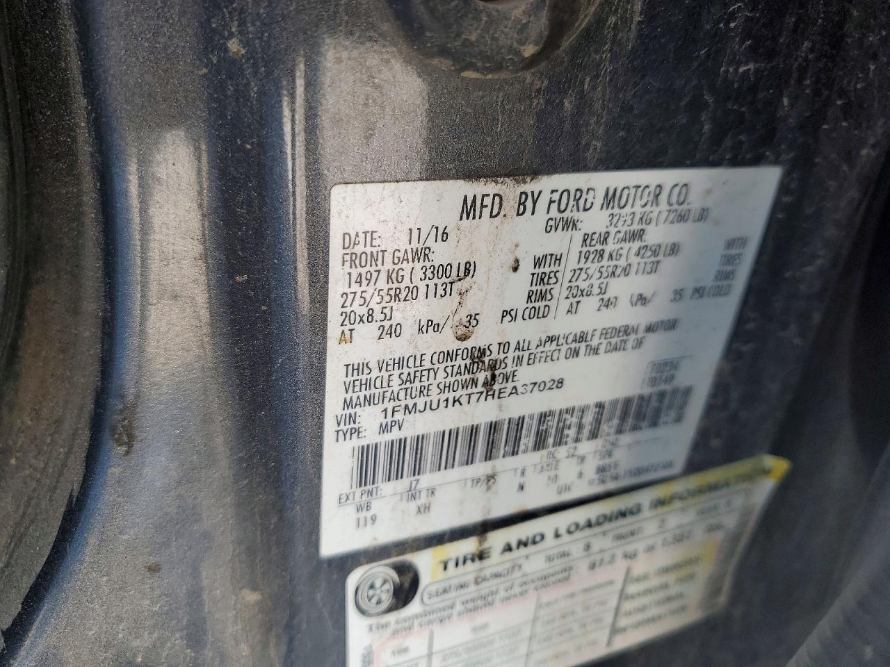 2017 Ford Expedition Limited - zdjęcie 13