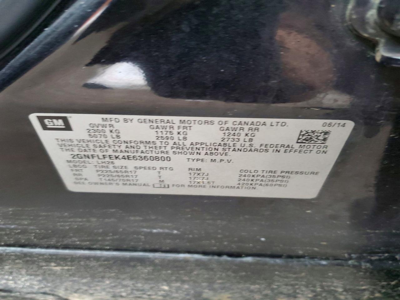 2014 Chevrolet Equinox Lt - zdjęcie 13