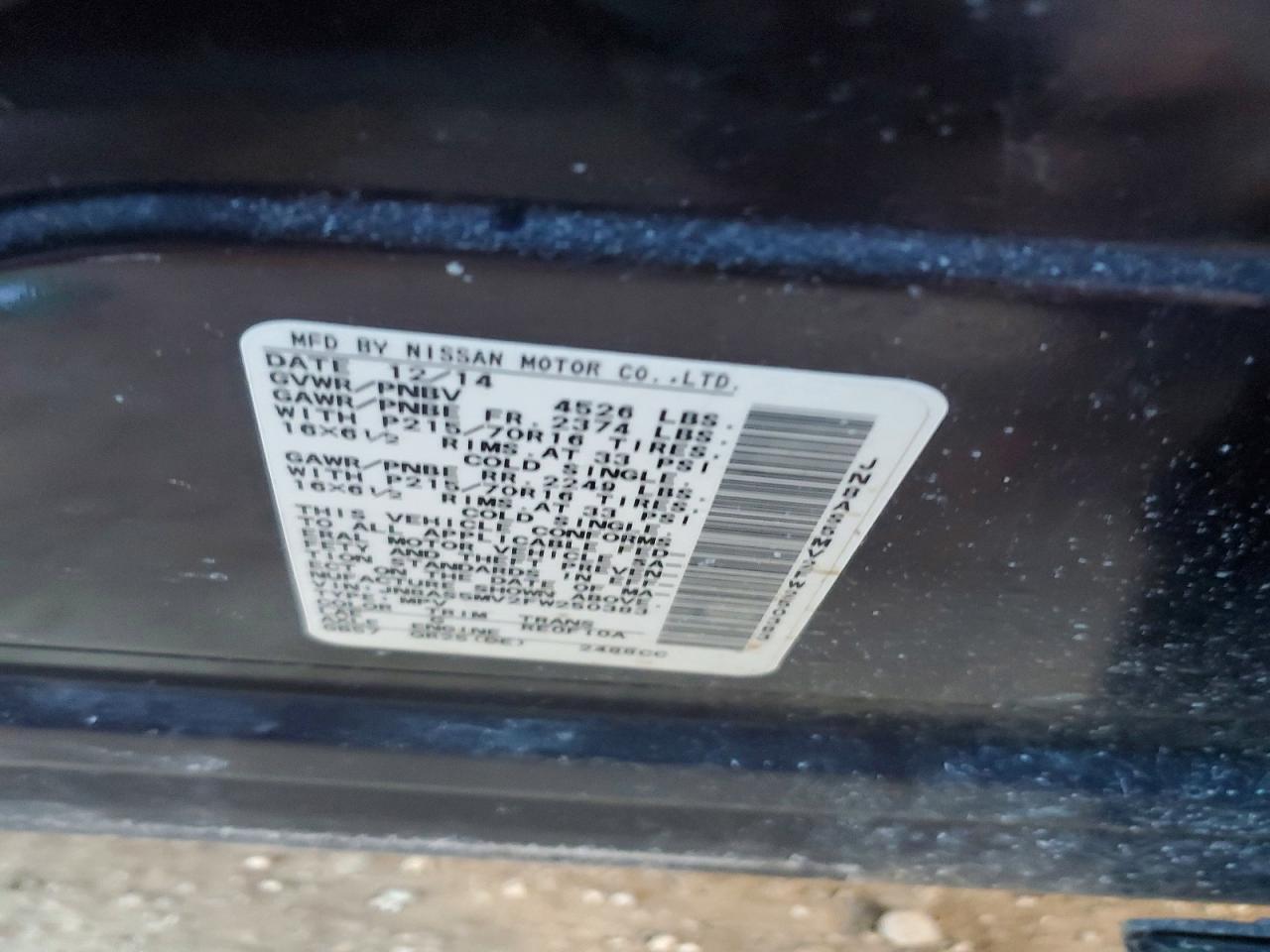 2015 Nissan Rogue Select S - zdjęcie 12