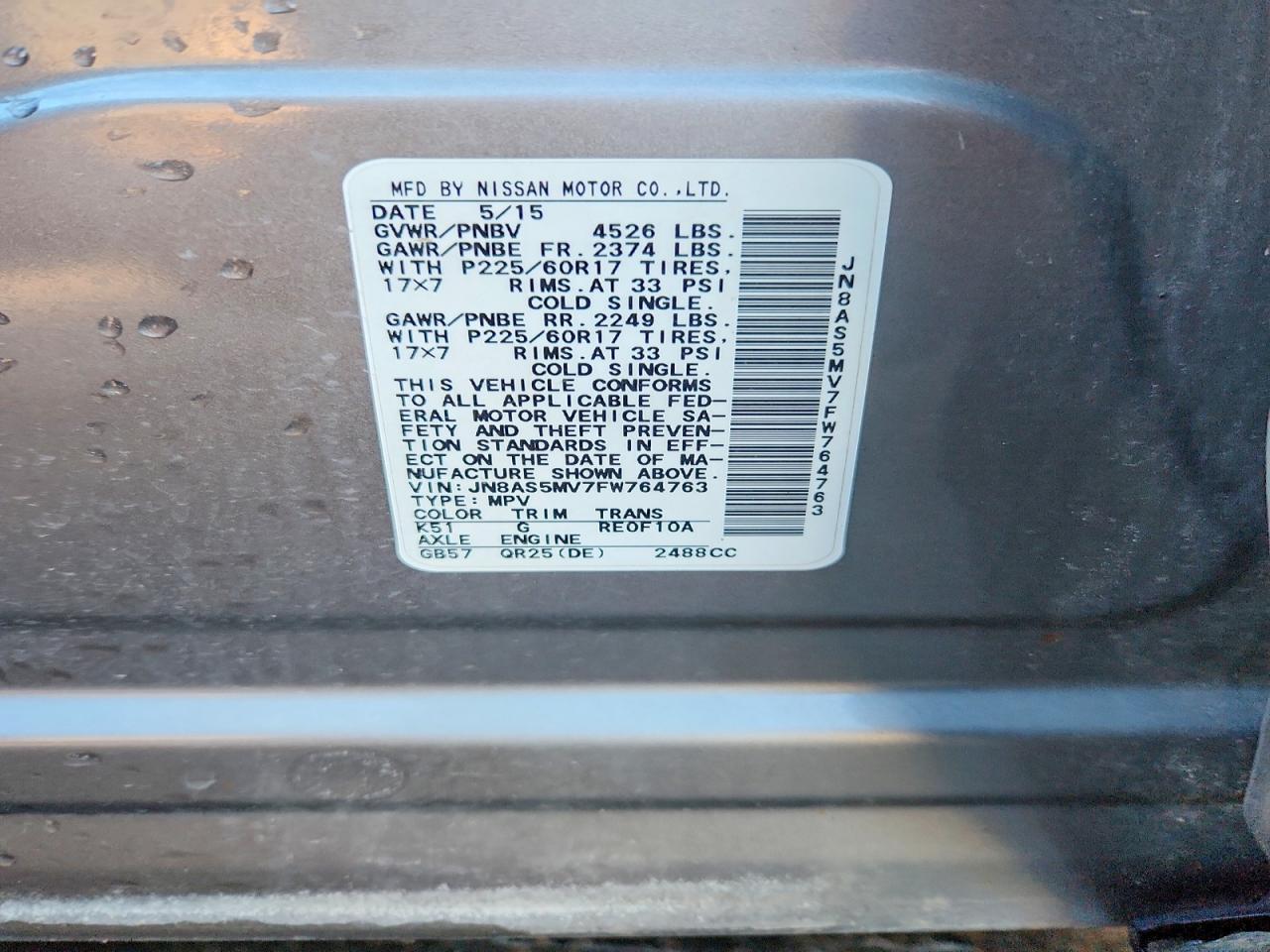 2015 Nissan Rogue Select S - zdjęcie 13