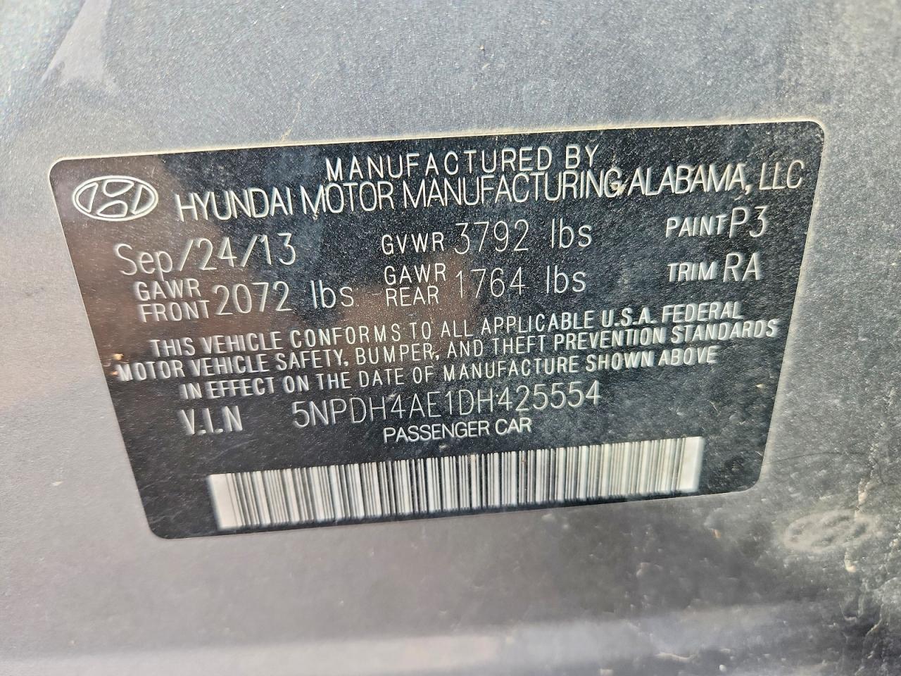 2013 Hyundai Elantra Gls - zdjęcie 13