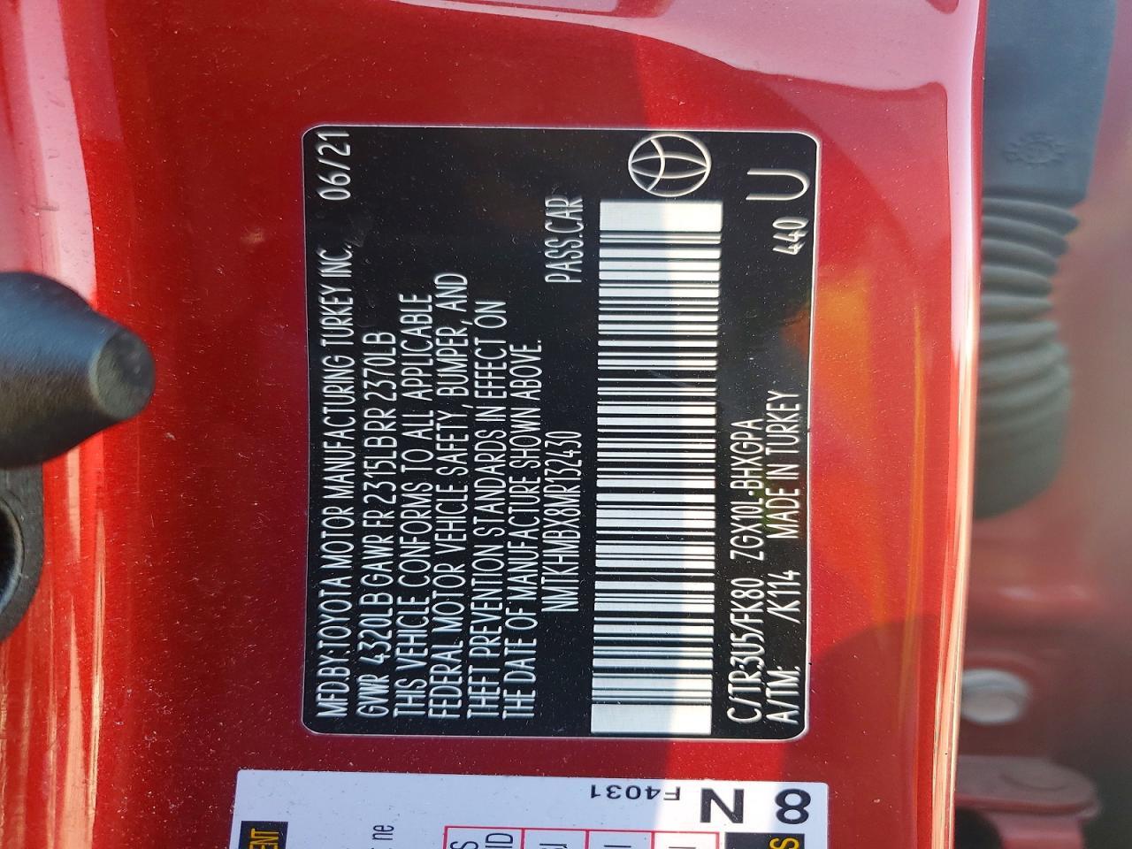 2021 Toyota C-Hr Xle - zdjęcie 12