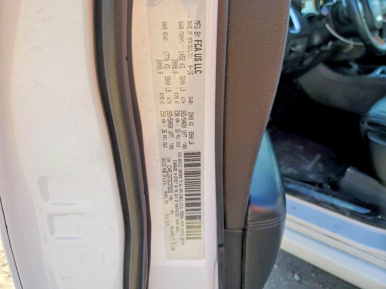 2016 Dodge Durango Limited - zdjęcie 13