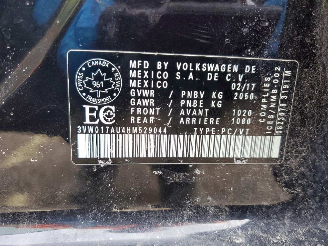 2017 Volkswagen Golf Sportwagen S - zdjęcie 13