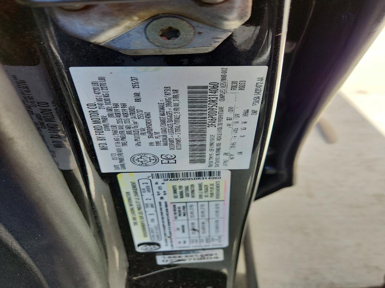2013 Ford Fusion Titanium - zdjęcie 12