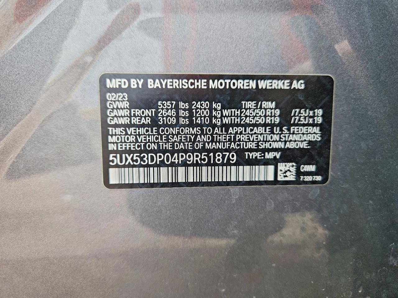 2023 BMW X3 xDrive30I - zdjęcie 13