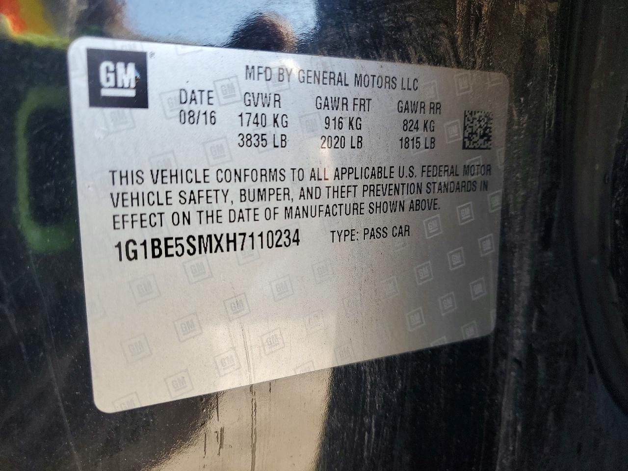 2017 Chevrolet Cruze Lt - zdjęcie 12