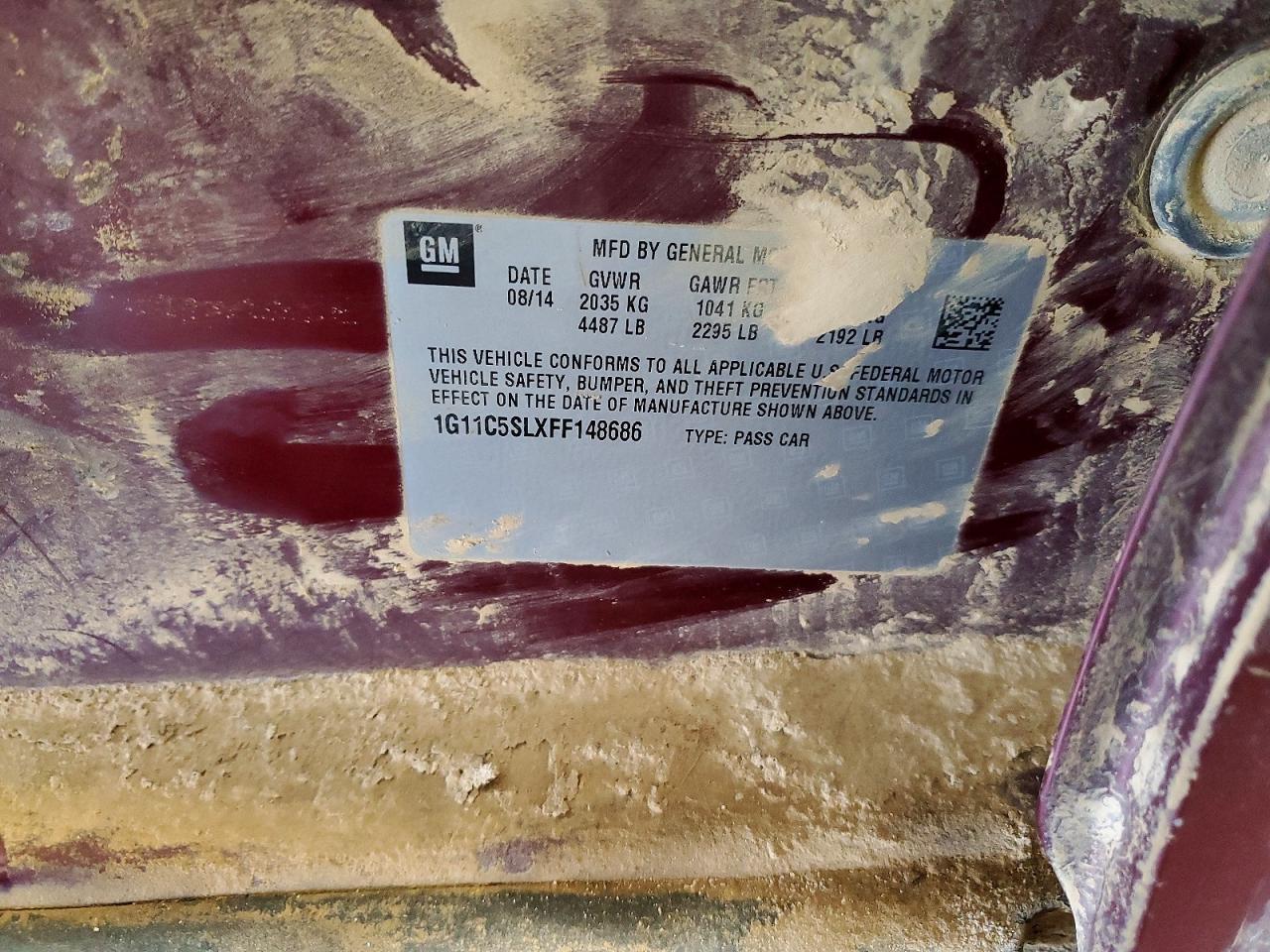 2015 Chevrolet Malibu 1Lt - zdjęcie 12