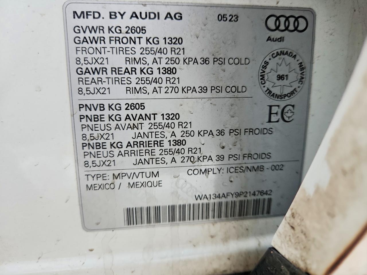 2023 Audi Sq5 Sportback Prestige - zdjęcie 14