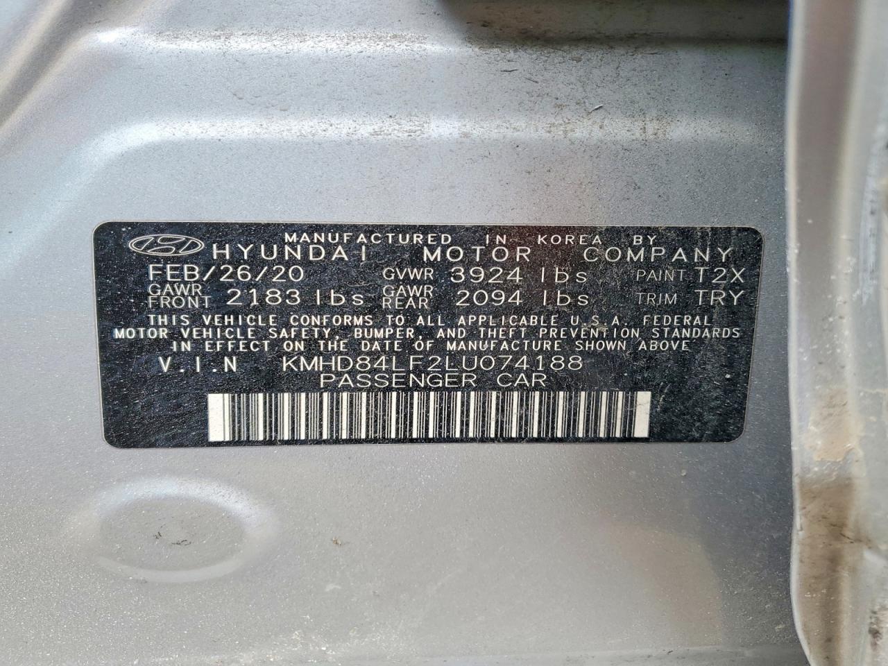2020 Hyundai Elantra Sel - zdjęcie 13