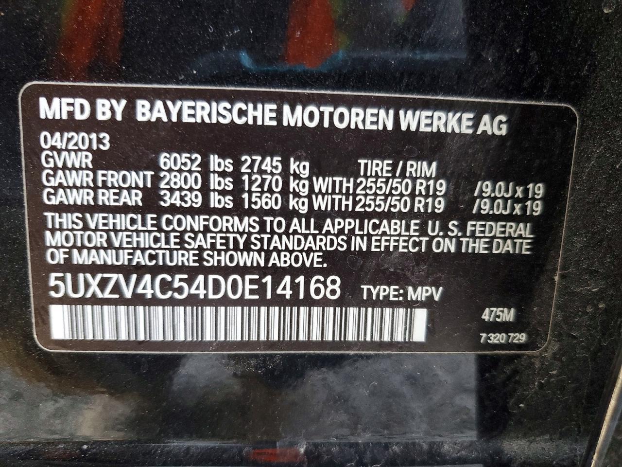 2013 BMW X5 xDrive35I - zdjęcie 14