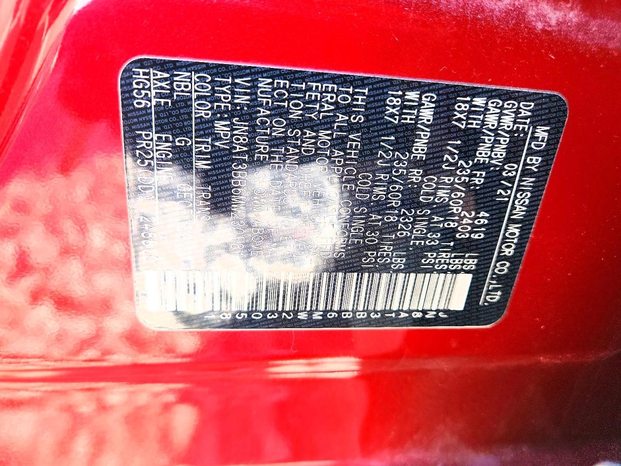 2021 Nissan Rogue Sv - zdjęcie 13