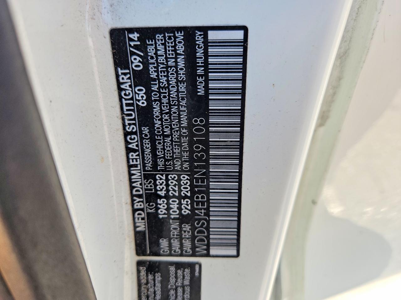 2014 Mercedes-Benz Cla 250 - zdjęcie 12