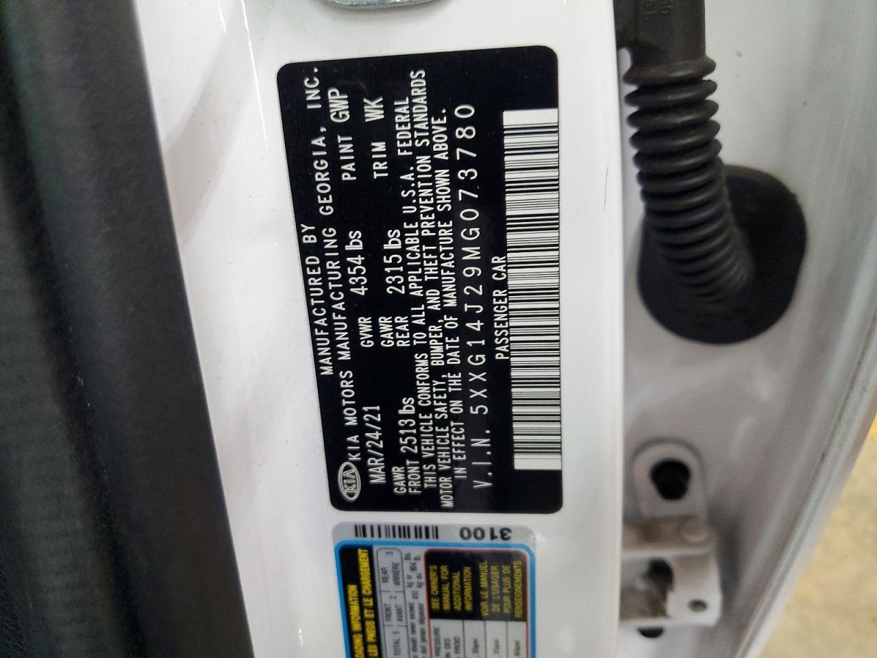 2021 Kia K5 Lxs - zdjęcie 12