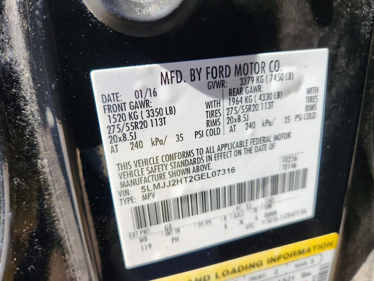 2016 Lincoln Navigator Select - zdjęcie 13