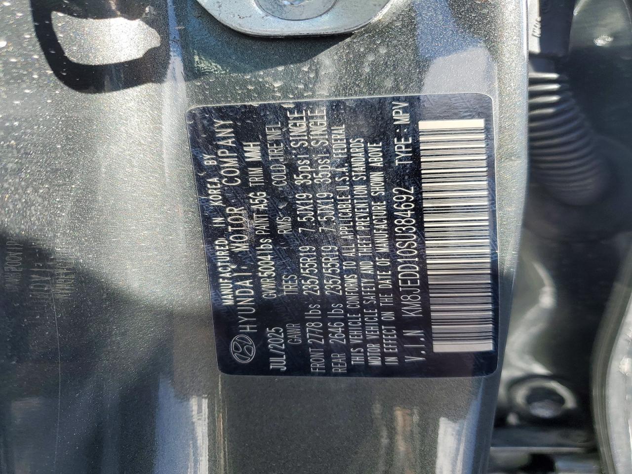 2025 Hyundai Tucson Hybrid Limited - zdjęcie 14