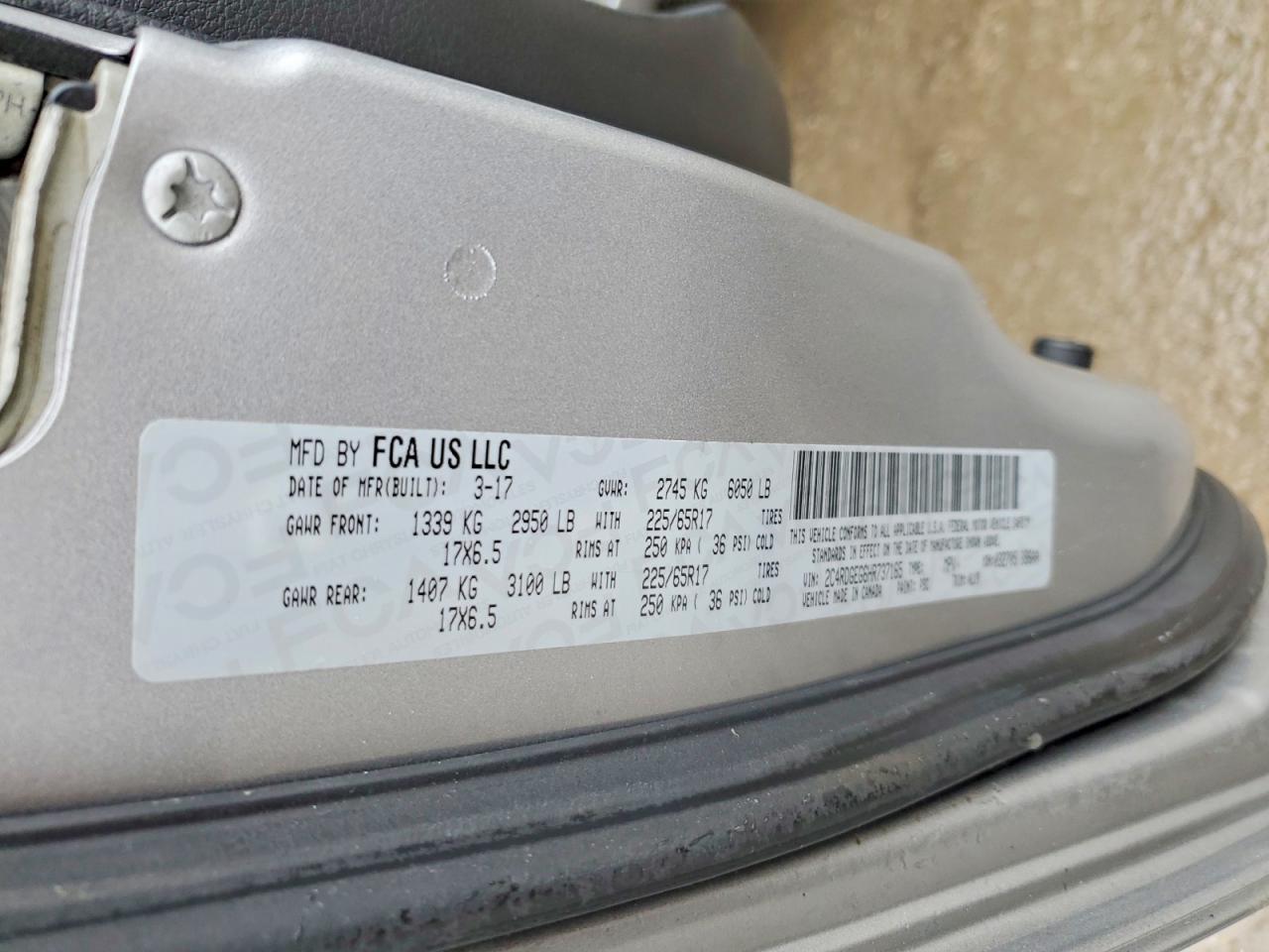 2017 Dodge Grand Caravan Gt - zdjęcie 14