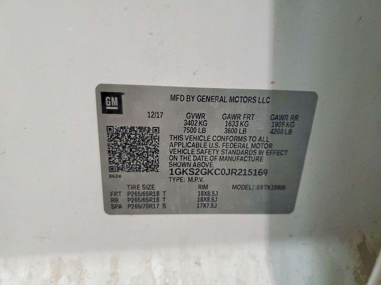 2018 GMC Yukon Xl K1500 Slt - zdjęcie 13